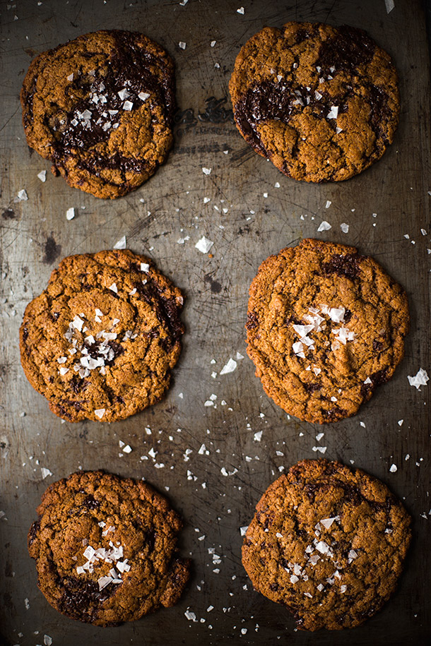 Chewy Dark Chocolate Chunk Cookies From Slim Palate Naked Cuisine