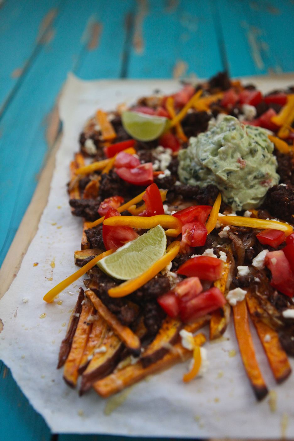 Loaded Tex Mex Sweet Potato Fries Naked Cuisine